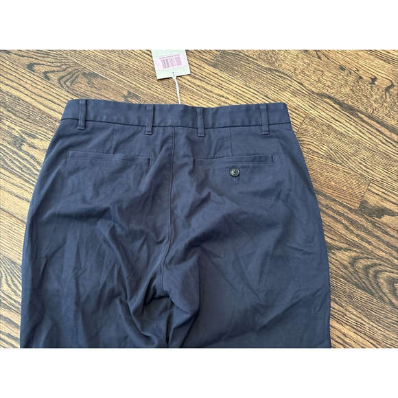 Everlane Mens 30x32 The Performance Chino Uniform Pants Navy Blue Slim Fit NWT - Picture 7 of 8